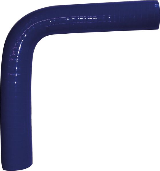 Silikon Kühlerschlauch Krümmer 90G, blau, 13x4mm, Schenkellänge: je 152mm