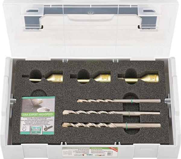 Diamant-Bohrersatz CERA EXPERT Highspeed 6-tlg., 6/8/10mm, M14 heller