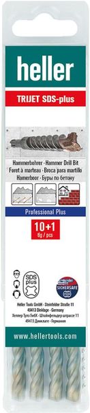 lag199204.jpg Hammerbohrer SDS-Plus Trijet Ultimate 6x160/100mm 10+1 Multipack heller