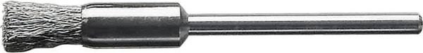 Miniatur-Pinselbürste Edelstahl gew. 5x0,1mm Lessmann
