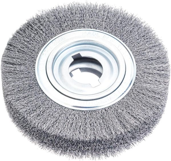 Rundbürste Stahldraht 250x60mm, gewellt ,35mm Lessmann
