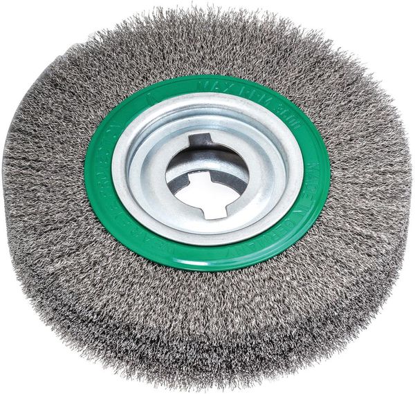 Rundbürste rostfrei 250x60mm, gewellt 0,35mm Lessmann
