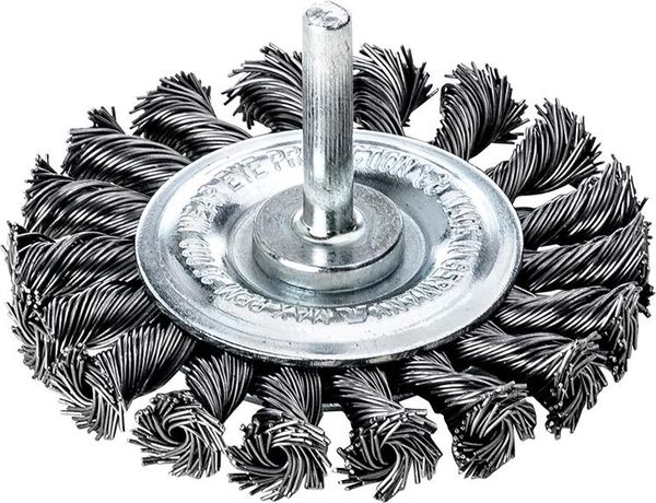 Schaft-Rundbürste Stahldraht gez. 75x0,5mm Lessmann