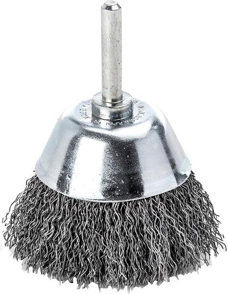 Schaft-Flächenbürste Stahldraht gew. 50x0,3mm Lessmann
