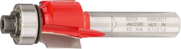 HM Abrundfräser m AnlaufrØ28,6 x12,7x55,0 mm R8 Bosch