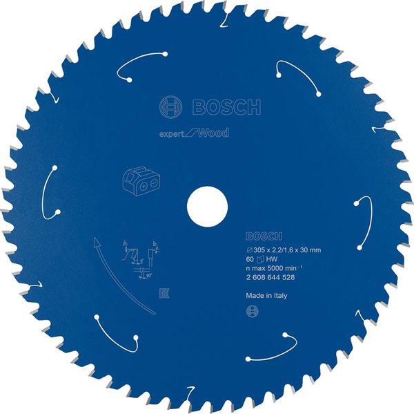 HM-Kreissägeblatt 305x2,2/1,6x30 60Z Bosch VE à 1 Stück Expert f Wood f Akkusägen