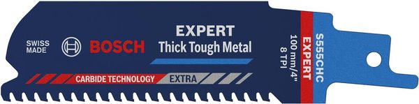 Säbelsägeblatt EXPERT S 555 CHC Bosch VE à 1 Stück Thick Tough Metal