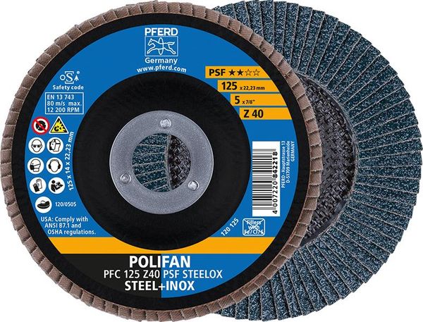 pre124731.jpg Fächerschleifscheibe Z 60PSF gerade 115mm K60 Pferd