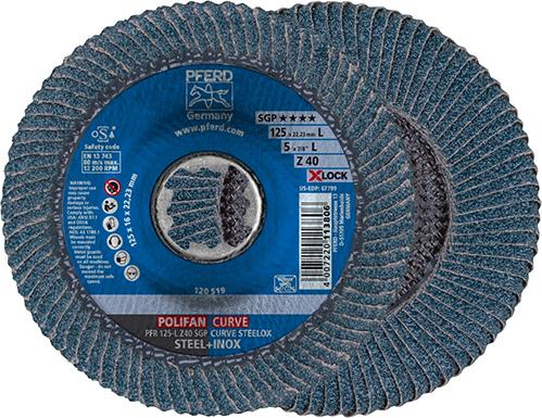 qwz018819.jpg Fächerschleifscheibe X-LOCK SGP-CURVE 125mm L K40 Pferd
