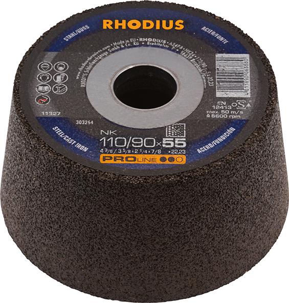 Schleiftopf NK 110/90x55x22,23mm Rhodius
