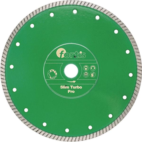 lag182704.jpg Diamant-Trennscheibe Slim Turbo Pro Ø 230 mm mit Turbosegment 7 mm Bohrung 22,2 mm FORTIS