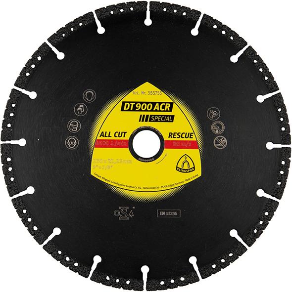 pre130403.jpg Diamanttrennscheibe DT 900 ACR Special 230x3,1X22,23mm KLINGSPOR