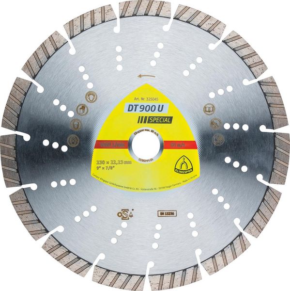 qwz116587.jpg Dia.-Trennscheibe DT900U 180 x22,23 mm Klingspor