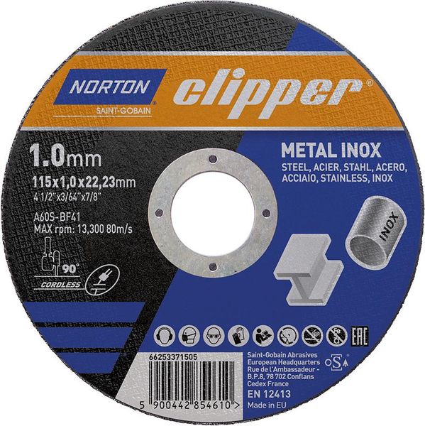 lag180551.jpg Trennscheibe Metall-Inox A60S-115x1.0x22.23mm