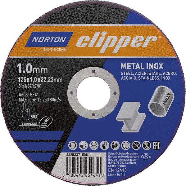 lag180553.jpg Trennscheibe Metall-Inox A60S-125x1.0x22.23mm
