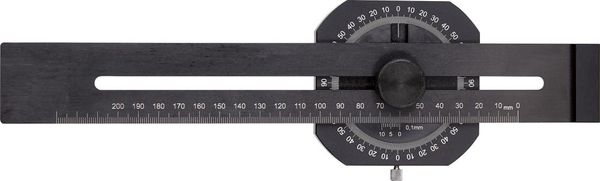 lag176088.jpg Präzisions-Streichmass mit Gradmesser 200mm FORTIS