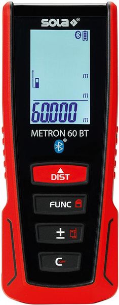 Laser-Entfernungsmesser METRON 60 BT inklusive Zubehör Sola