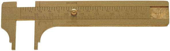 Knopfmaß Messing abgesetzt 80mm FORTIS
