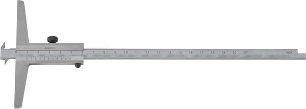 Doppelhaken-Tiefenmess- Schieber mit doppelten Messflächen 300mm FORTIS
