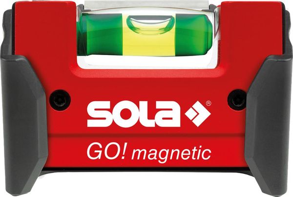 Magnet-Mini-Wasserwaage Go Magnet Clip 7,5cm Sola