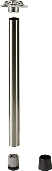 Tischb.,46049,Ø60x1200mm,edelstahloptik