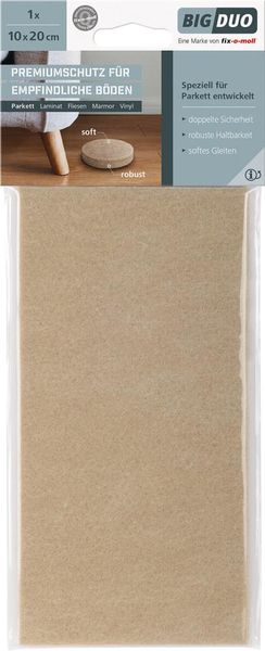 lag188570.jpg Parkettgleiter BIGDUO kleb. 200x100mm Inh.1 St.