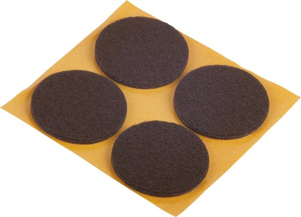 lag1103759.jpg Filzgleiter Ø 35 mm, selbstklebend,braun Inhalt: 4