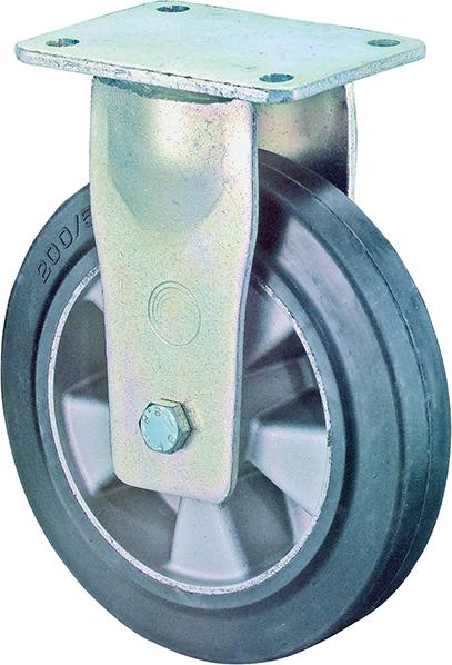 lag181756.jpg Bockrolle 125mm RR110.B80Platte,Elastik schw.,KL RR110.B80.125