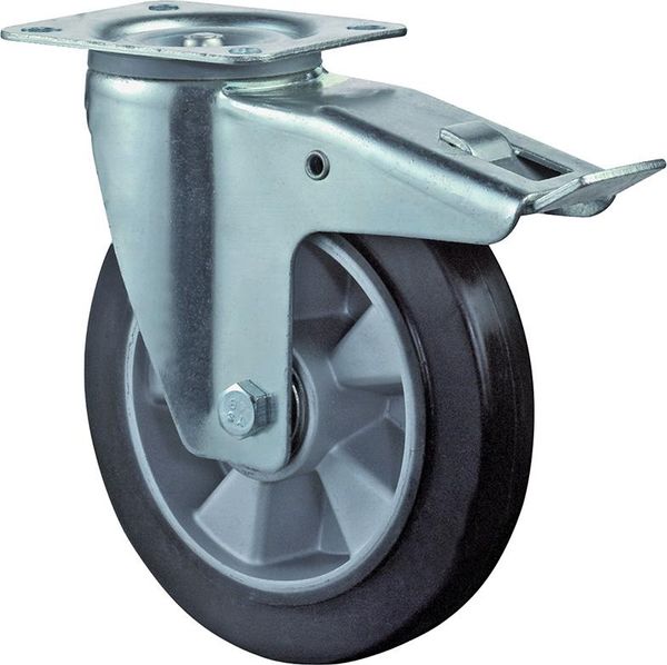 lag177608.jpg Lenkrolle 220kg mit Feststeller, 125mm