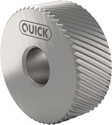 Rändelrad PM BR 30Grad 15x6x6A11 G7 P0,3 mit Fase QUICK