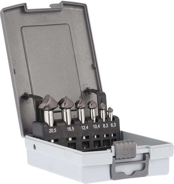 pre127790.jpg Kegelsenker-Set SpyroTec HSCO spiralisiert C 90G zylindrisch 6,3 - 20,5mm TiAlN Gühring