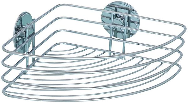 Turbo-Loc Eckablage Chrom, 26,5x20x10,5 cm