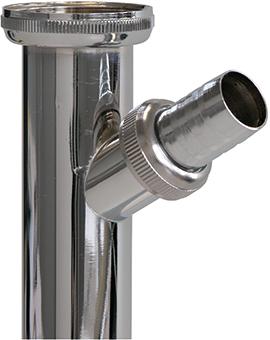 Verstellrohr / Abw.-Schl.chrom 1 1/4" X 200 mm