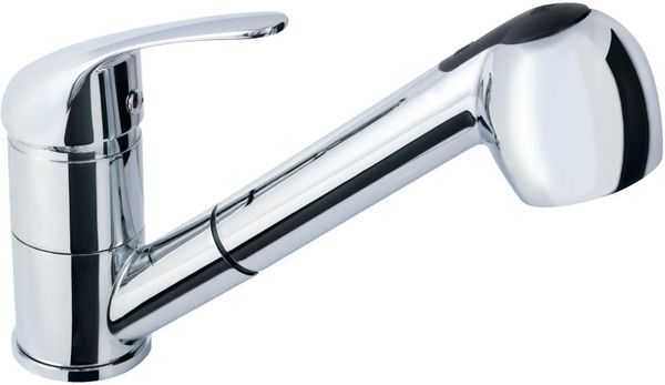 pim146390.jpg Basic 107 Spüle chrom mit Geschirrbrause