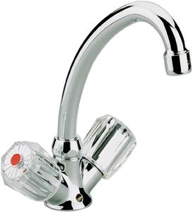 Zweigriffarmatur StandardPlus für Waschtisch chrom