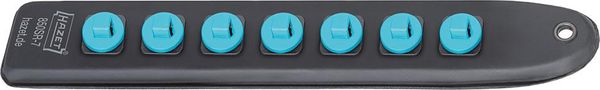 pre130188.jpg Steckleiste SmartRail für 7 Einsätze 1/4" Hazet