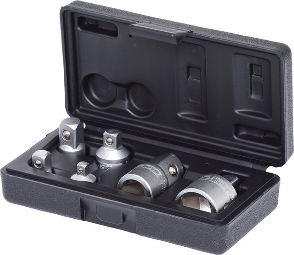 Vergrößerungsstück-/ Reduzierstück-Satz 1/4" -1/2" 6-teilig KS Tools