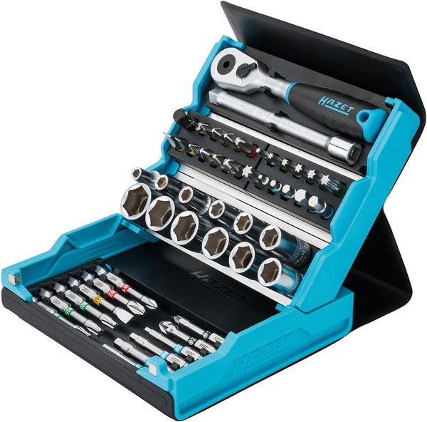 qwz119702.jpg Steckschlüssel-Satz 1/4" 2200SC-2 50-teilig im SmartCase Hazet