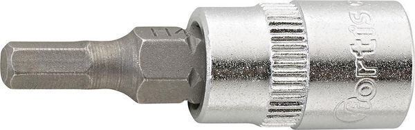 qwz117932.jpg Schraubendr.-Einsatz 1/4"4 x36mm i6kt. FORTIS