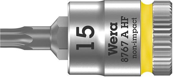 pre123960.jpg Schraubendrehereinsatz mit Haltefunktion 1/4" T15x28mm Wera