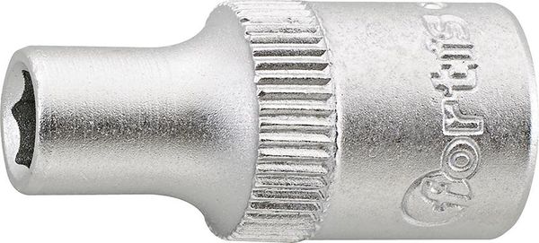 Steckschl.-Einsatz 1/4" 4,5mm 6kt. FORTIS