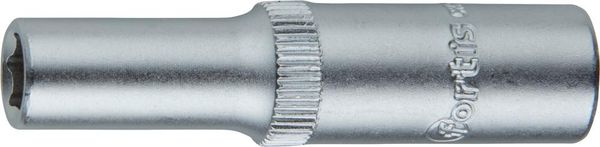 Steckschl.-Einsatz 1/4" 6 mm 6kt. lang FORTIS