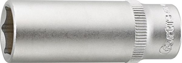 Steckschl.-Einsatz 1/4" 13 mm 6kt. lang FORTIS