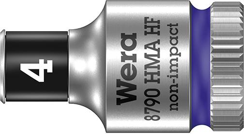 pre123947.jpg Steckschlüsseleinsatz 6-kant 1/4" 4mm mit Haltefunktion Wera