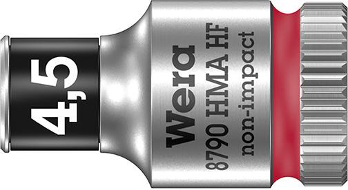 pre123948.jpg Steckschlüsseleinsatz 6-kant 1/4" 4,5mm mit Haltefunktion Wera