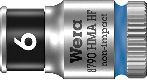 pre123951.jpg Steckschlüsseleinsatz 6-kant 1/4" 6mm mit Haltefunktion Wera