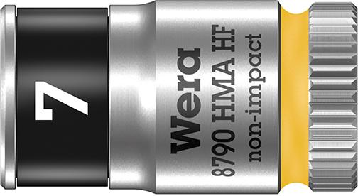 pre123952.jpg Steckschlüsseleinsatz 6-kant 1/4" 7mm mit Haltefunktion Wera