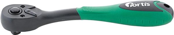 lag181278.jpg Hebel-Umschaltknarre 3/8"200mm 72Zähne Poly FORTIS