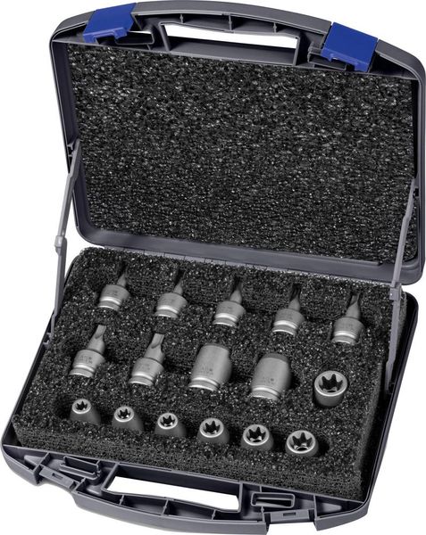 lag199090.jpg Kraft- Steckschlüssel-Satz Torx 1/2" 16-teilig ASW