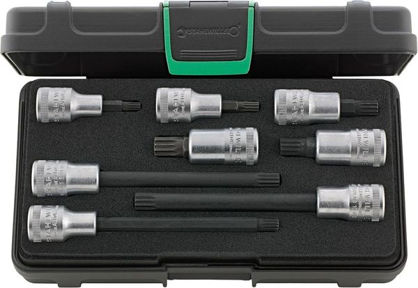 Schraubendrehereinsatz- Satz 1/2" XZN M6 bis M14 8-teilig Stahlwille